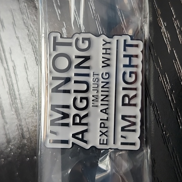 "I'm Not Arguing" Enamel Pin - Picture 3 of 3